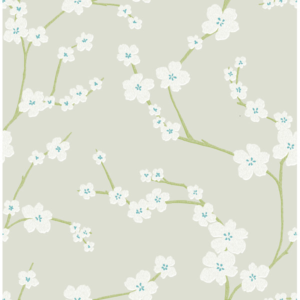 17 Stories Sakura Blumen 10m x 52cm Tapete Rolle & Bewertungen | Wayfair.de